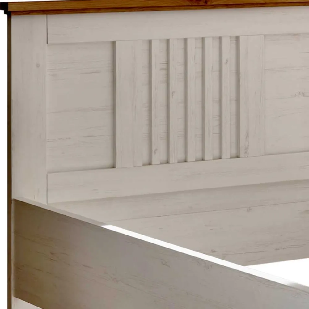 Wohnen Schlafzimmer Komplett*Landhaus Schlafzimmer für eine Person - Malvissa I (dreiteilig)