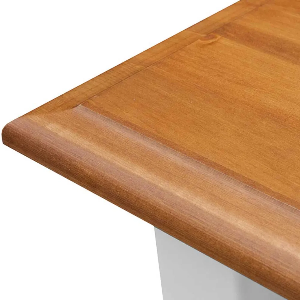 Wohnen Landhaus Schminktisch in Weiß mit Eiche - Bordona