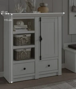 Wohnen Landhaus Schrank in Weiß Touchwood - Chelles