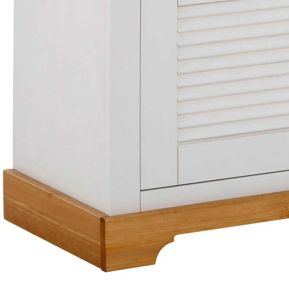 Wohnen Küchenbänke|Sitzbank*Landhaus Schuhbank in Weiß & Honig - Axdonira