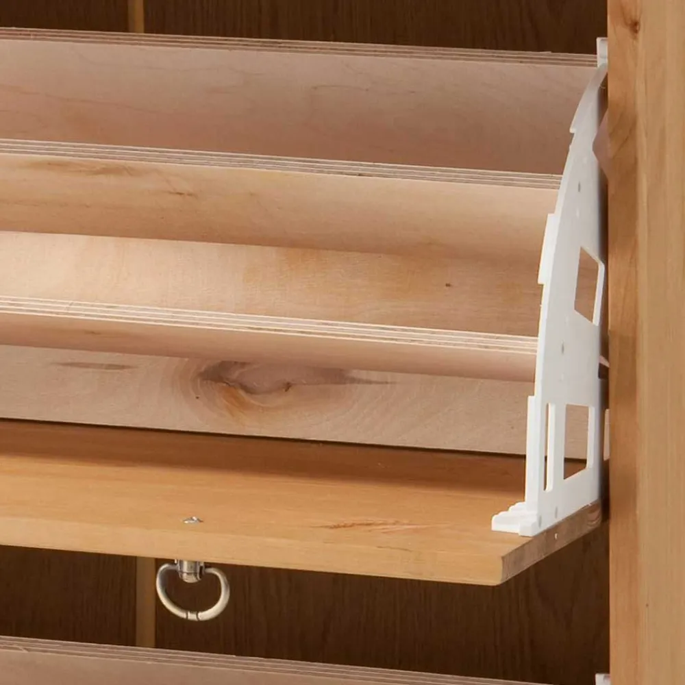 Wohnen Schuhschränke*Landhaus Schuhkipper mit zwei Klappen - Edranov