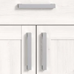 Wohnen Schuhschränke*Landhaus Schuhkommode in Holzoptik Lärche Weiß - Tocella