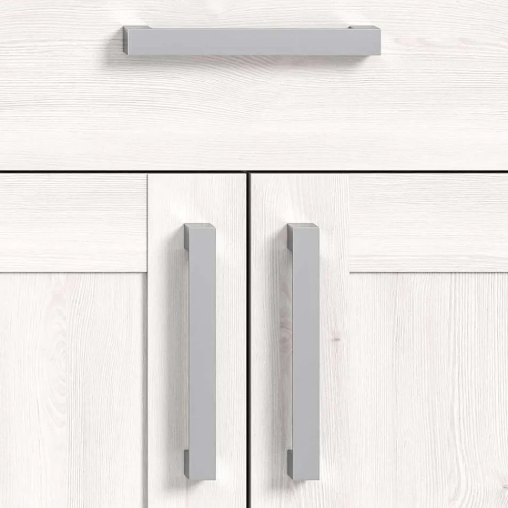 Wohnen Schuhschränke*Landhaus Schuhkommode in Holzoptik Lärche Weiß - Tocella