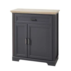 Wohnen Landhaus Schuhschrank in Dunkelgrau - Thumbs