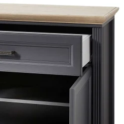 Wohnen Landhaus Schuhschrank in Dunkelgrau - Thumbs