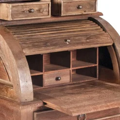 Wohnen Landhaus Sekretär Mangato aus Teak Recyclingholz