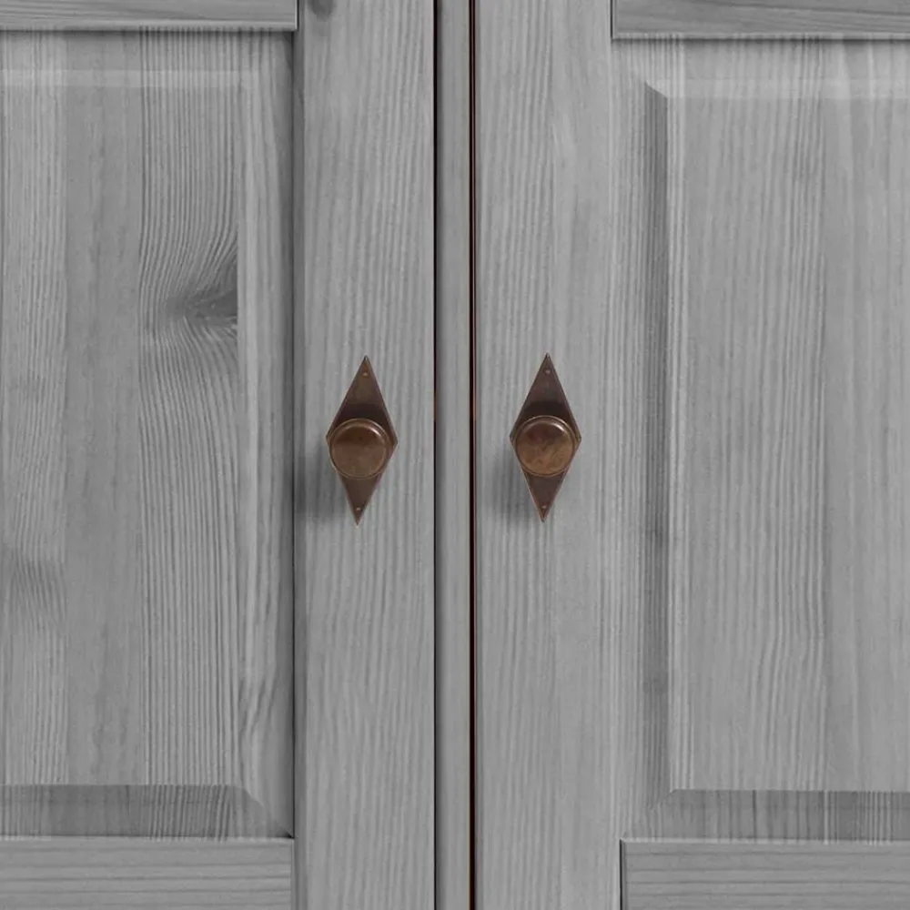 Wohnen Landhaus Sideboard Cempino in Grau