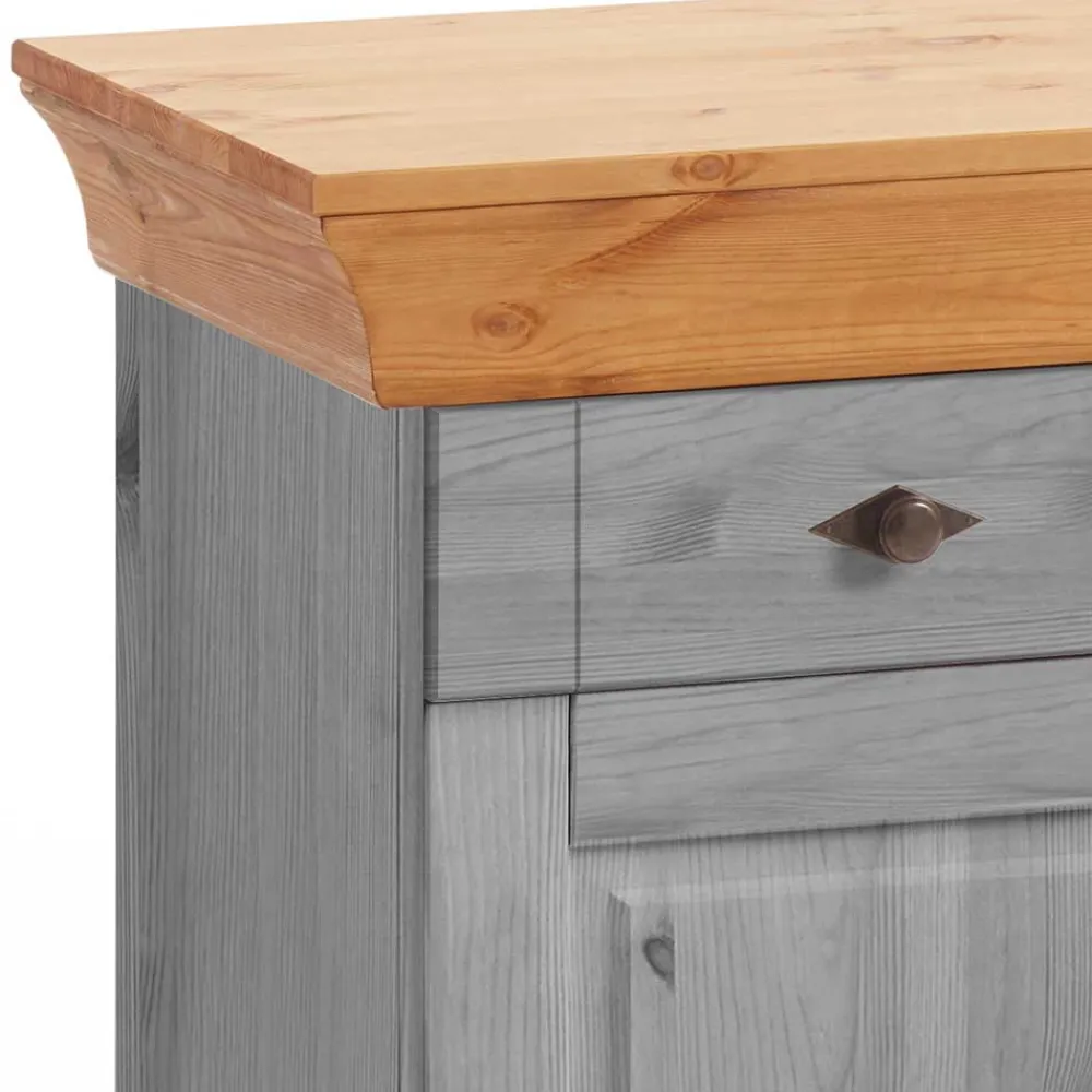 Wohnen Landhaus Sideboard Cempino in Grau