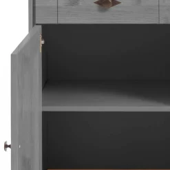Wohnen Landhaus Sideboard Cempino in Grau