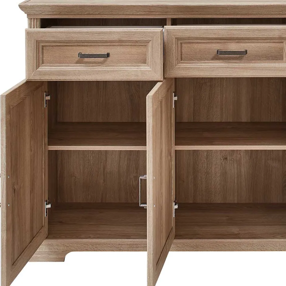Wohnen Sideboards & Kommoden|Landhausmöbel*Landhaus Sideboard in Eiche Optik - Barack