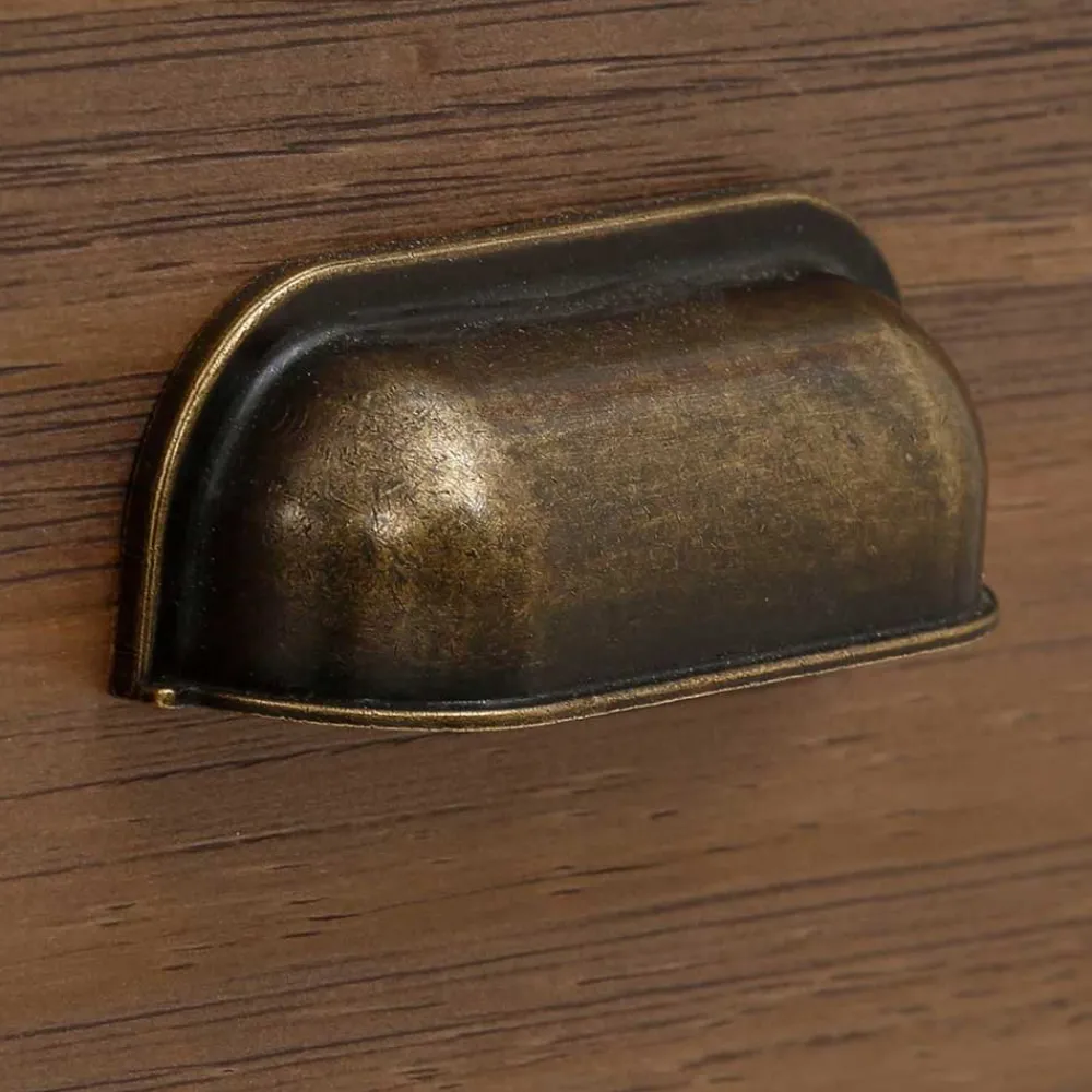 Wohnen Landhaus Sideboard in Holz Braun - Veproma