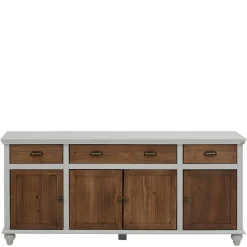 Wohnen Landhaus Sideboard in Holz Braun - Veproma