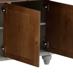 Wohnen Landhaus Sideboard in Holz Braun - Veproma