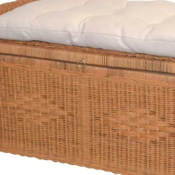 Wohnen Rattanmöbel|Sitztruhen*Landhaus Sitztruhe aus Rattan - Momiji