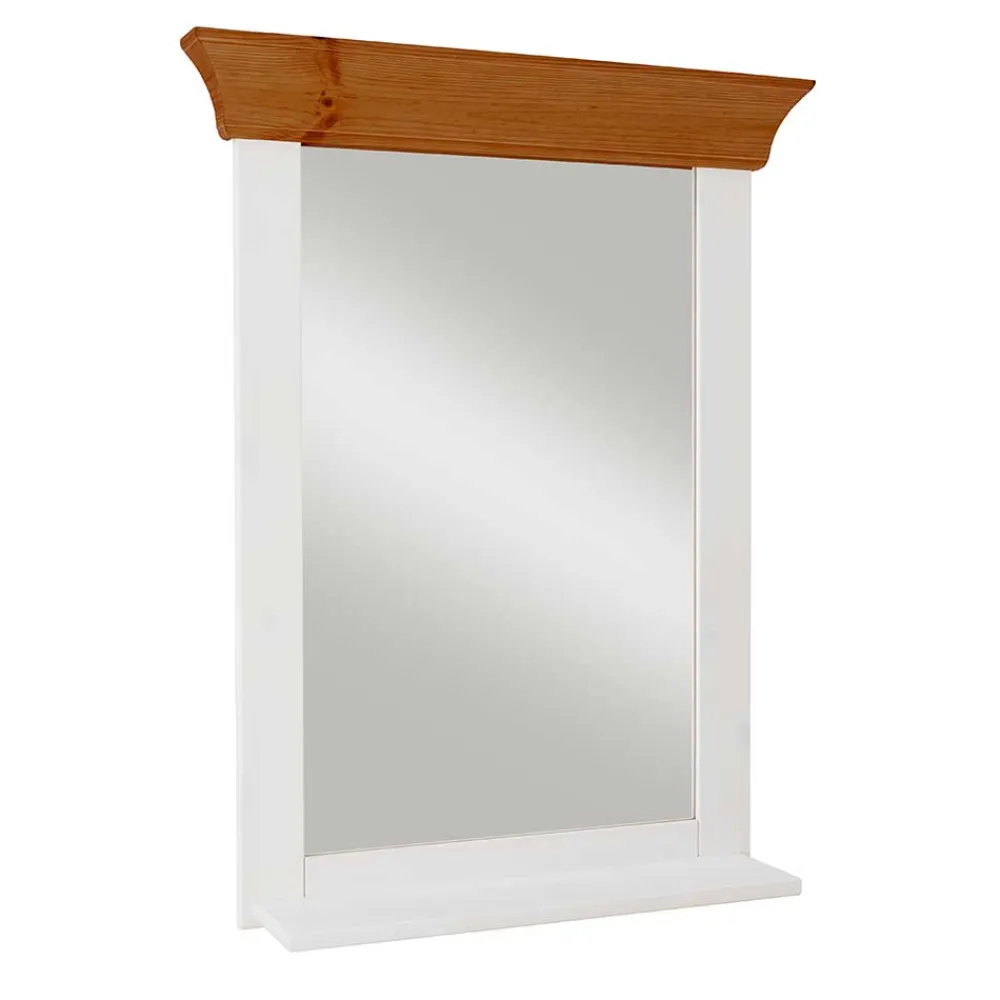 Wohnen Spiegel|Flurspiegel*Landhaus Spiegel mit Ablage - Mataram