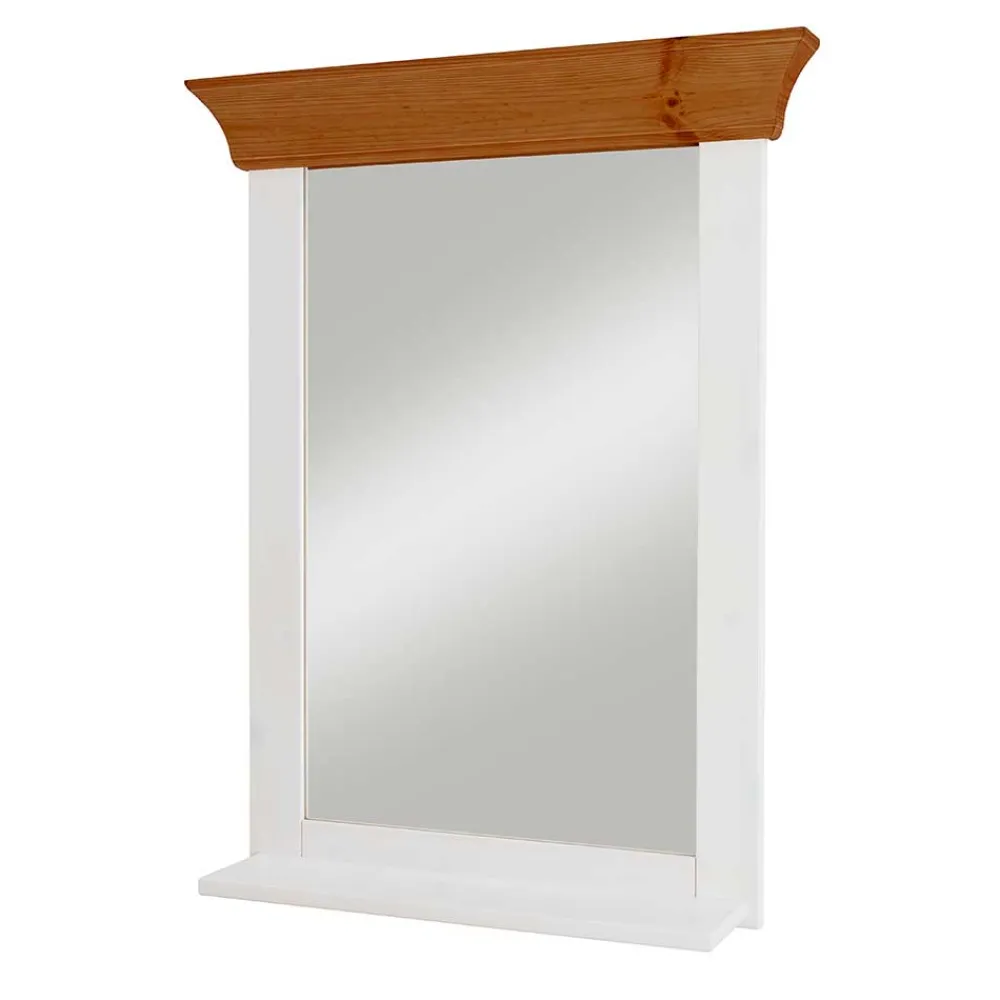 Wohnen Spiegel|Flurspiegel*Landhaus Spiegel mit Ablage - Mataram