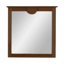 Wohnen Spiegel|Flurspiegel*Landhaus Spiegel mit dunklem Holzrahmen - Yemisa