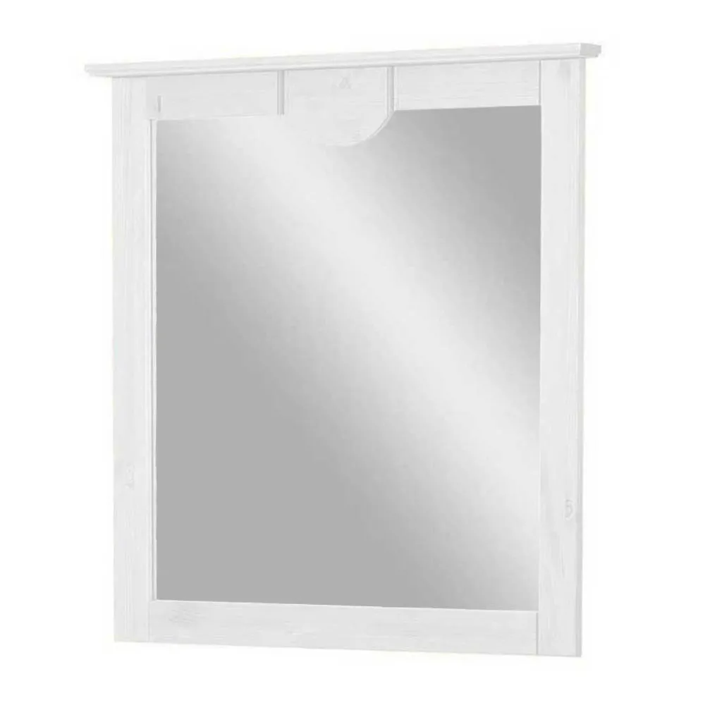 Wohnen Spiegel|Flurspiegel*Landhaus Spiegel mit weißem Holzrahmen - Vesrav