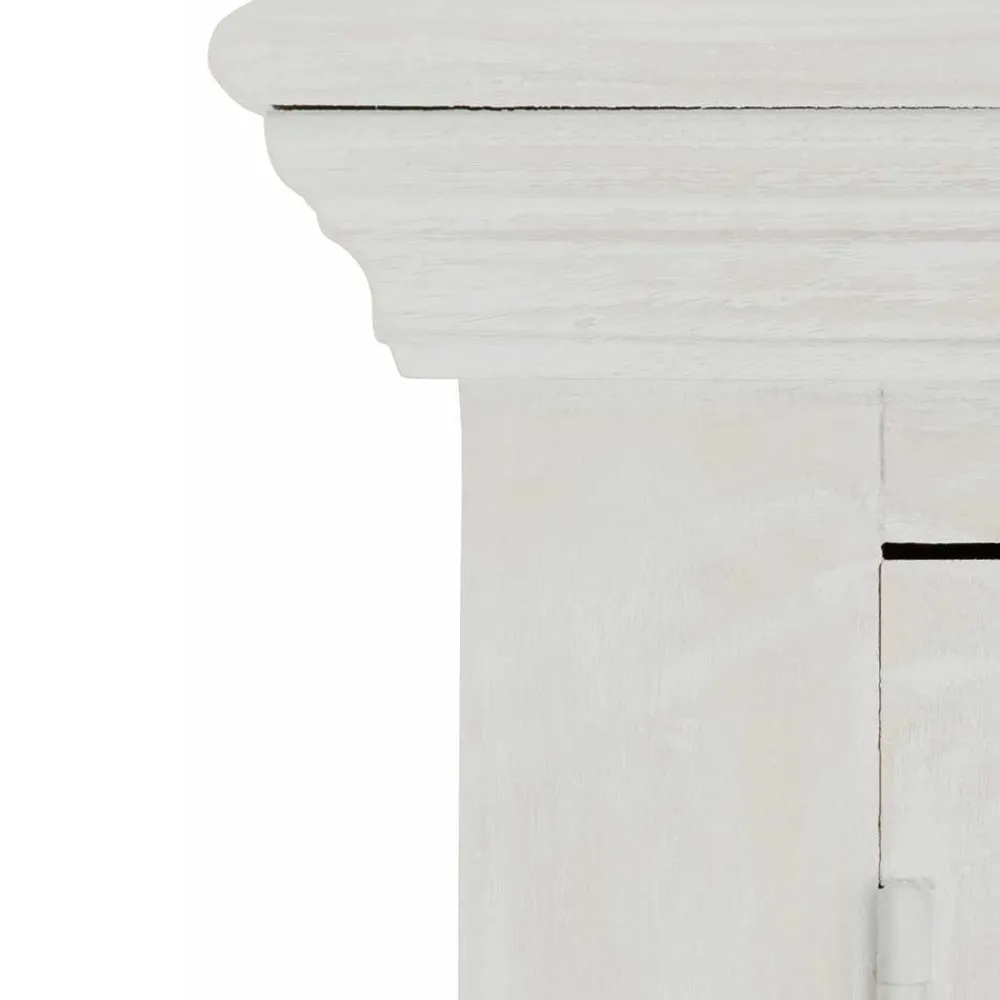 Wohnen Landhaus TV Board in Weiß lackiert - Lucos