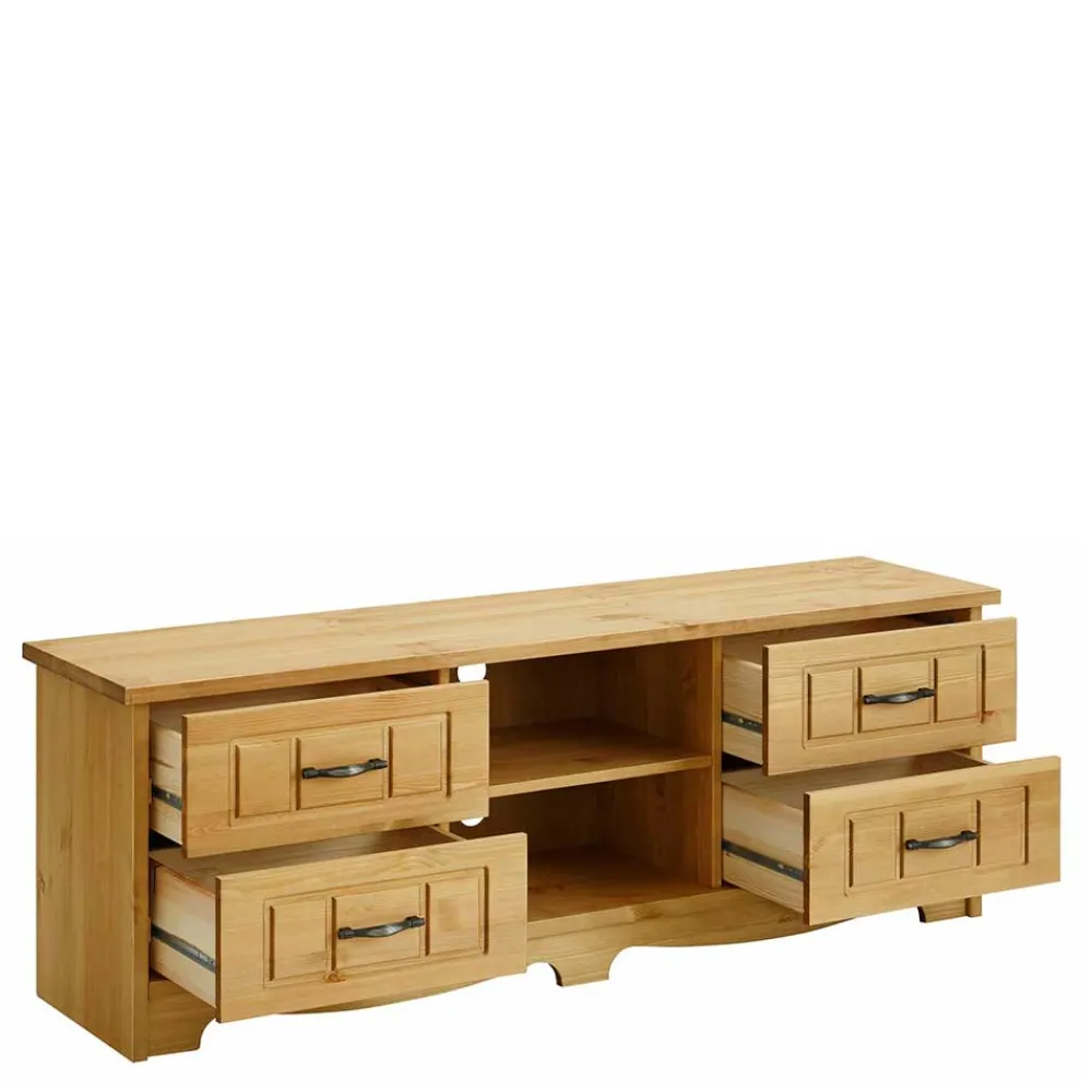 Wohnen Landhaus TV Möbel aus Kiefer Massivholz - Vanpos