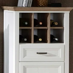 Wohnen Skandinavische Möbel|Wohnzimmerschränke*Landhaus TV Wohnmöbel Kombi - Sinolita (dreiteilig)