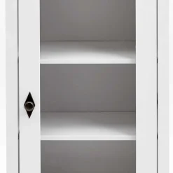 Wohnen Landhaus Vitrine fürs Badezimmer in Weiß - Satumare