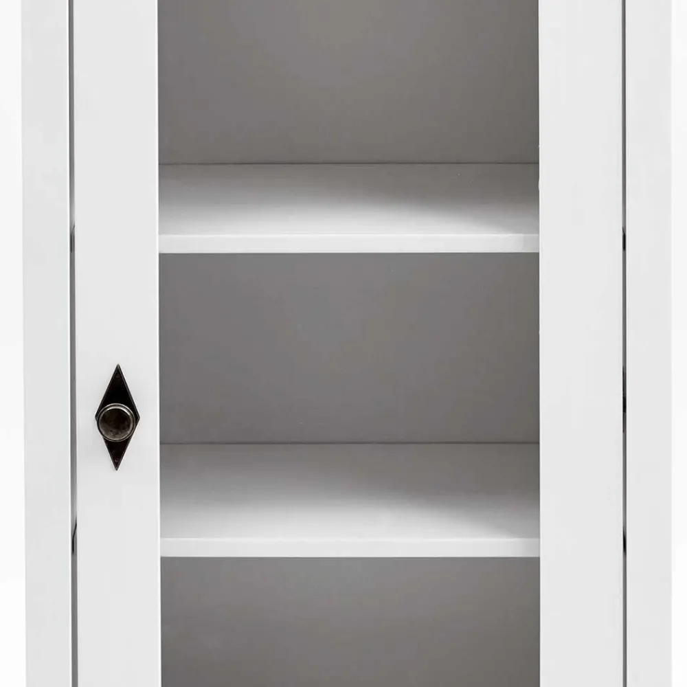 Wohnen Landhaus Vitrine fürs Badezimmer in Weiß - Satumare