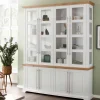 Wohnen Wohnzimmerschränke|Schränke*Landhaus Vitrinenschrank mit acht Türen - Eyzaco