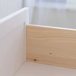 Wohnen Landhaus Vitrinenschrank aus Kiefer zweifarbig - Zalya