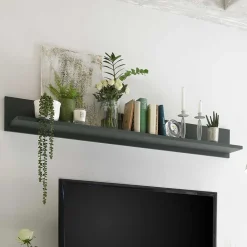 Wohnen Esszimmerregale|Regale*Landhaus Wandboard in Dunkelgrün - Niestov