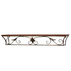 Wohnen Landhaus Wandkonsole Juliama mit Metall Verzierung