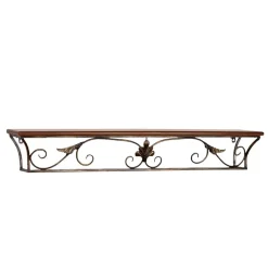 Wohnen Landhaus Wandkonsole Juliama mit Metall Verzierung