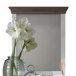 Wohnen Skandinavische Möbel*Landhaus Wandspiegel Charmes in Weiß Grau