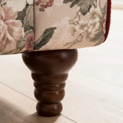 Wohnen Vintage Möbel*Landhaus Zweisitzer Couch mit Blumen - Baonga