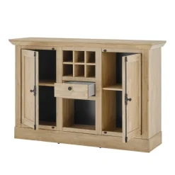 Wohnen Landhausmöbel|Küchenschränke*Landhaus-Anrichte in Eiche Gold - Hengas