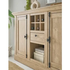 Wohnen Landhausmöbel|Küchenschränke*Landhaus-Anrichte in Eiche Gold - Hengas