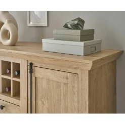 Wohnen Landhausmöbel|Küchenschränke*Landhaus-Anrichte in Eiche Gold - Hengas