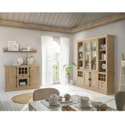 Wohnen Landhausmöbel|Küchenschränke*Landhaus-Anrichte in Eiche Gold - Hengas