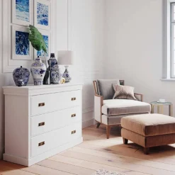 Wohnen Landhausmöbel|Flurkommoden*Landhauskommode in Weiß lackiert - Presto