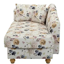 Wohnen Sofas|Sofa*Landhaus-Recamiere mit Blumen Muster - Vergil