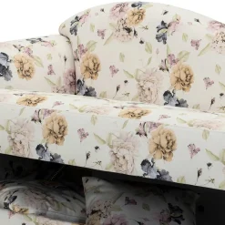 Wohnen Sofas|Sofa*Landhaus-Recamiere mit Blumen Muster - Vergil