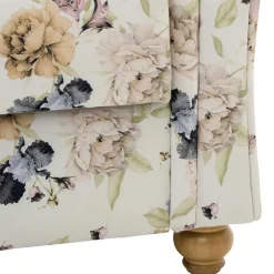 Wohnen Sofas|Sofa*Landhaus-Recamiere mit Blumen Muster - Vergil