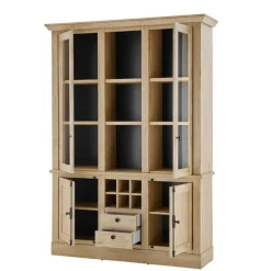 Wohnen Landhaus-Schrank in Eiche Gold - Hengas