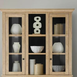 Wohnen Landhaus-Schrank in Eiche Gold - Hengas