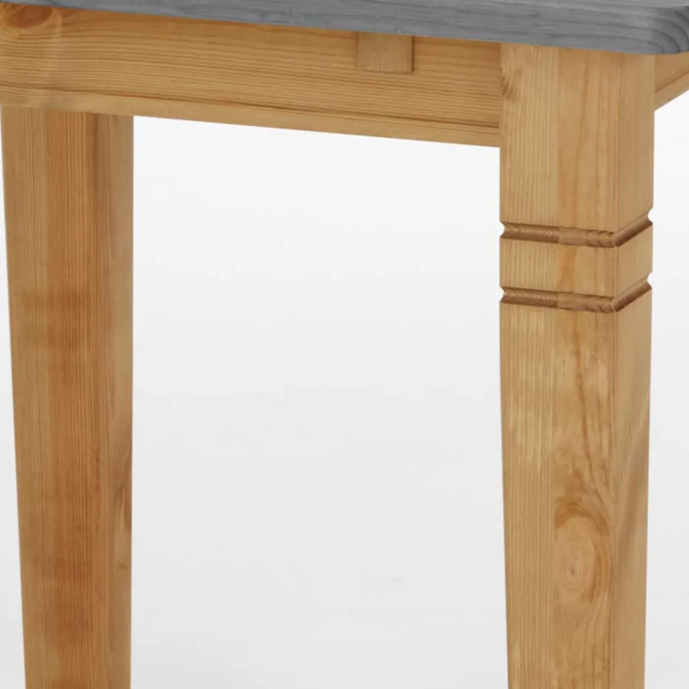 Wohnen Massivholzmöbel|Küchentische*Landhaustisch in Grau & Kiefer Lauge - Eshelas