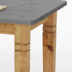 Wohnen Massivholzmöbel|Küchentische*Landhaustisch in Grau & Kiefer Lauge - Eshelas