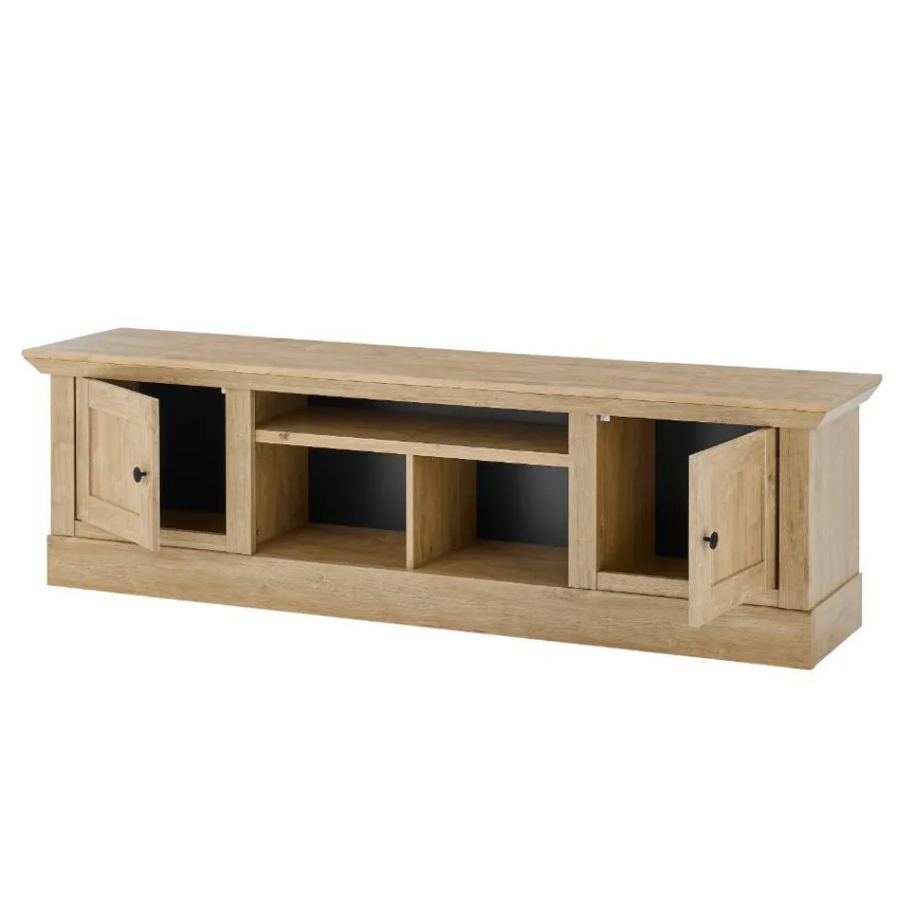 Wohnen Tv & Hifi-Möbel|Tv & Hifi-Möbel*Landhaus-TV-Lowboard in Eiche Gold - Hengas