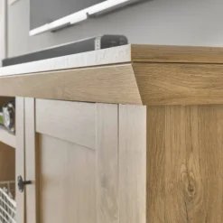 Wohnen Tv & Hifi-Möbel|Tv & Hifi-Möbel*Landhaus-TV-Lowboard in Eiche Gold - Hengas