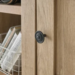 Wohnen Tv & Hifi-Möbel|Tv & Hifi-Möbel*Landhaus-TV-Lowboard in Eiche Gold - Hengas