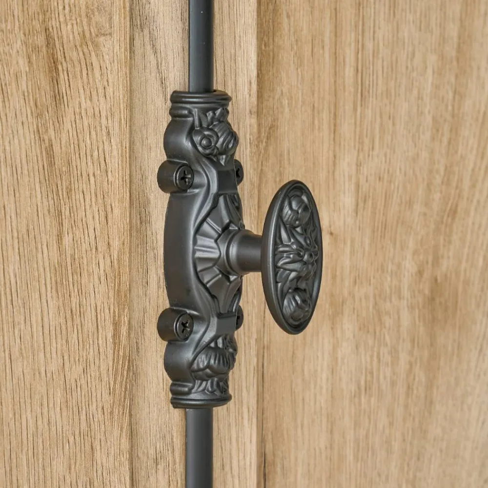 Wohnen Vitrinen|Wohnzimmer-Vitrinen*Landhaus-Vitrinenschrank in Eiche Gold - Hengas